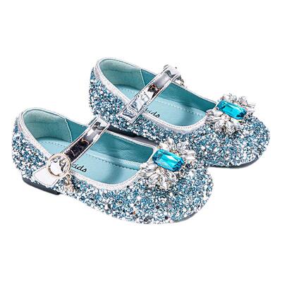 ELLEKIDS女孩皮鞋儿童公主鞋