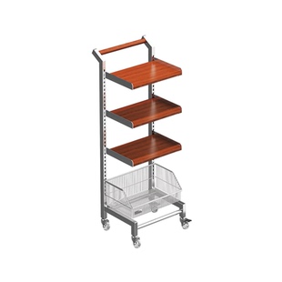 中古厨房果蔬收纳筐冰箱旁置物架落地多层隔板层架墙角锅具收纳架