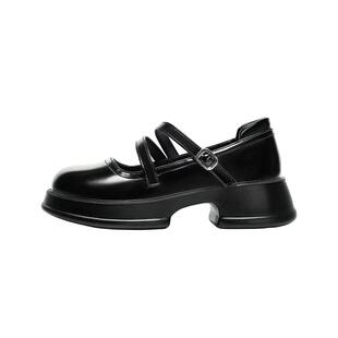 回力皮鞋女2026新款春季百搭厚底jk单鞋子玛丽珍女鞋乐福小皮鞋女