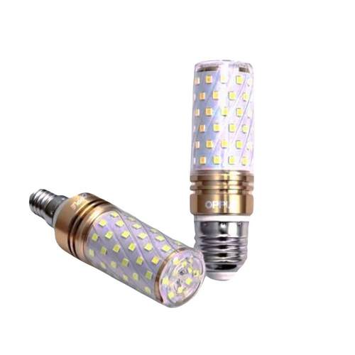 吊灯LED灯泡220v全光谱 水晶灯泡e27e14大小螺口三色变光高显护眼