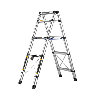 折叠人字梯梯凳伸缩梯家用梯子工程木工家装装修梯多功能室内便捷