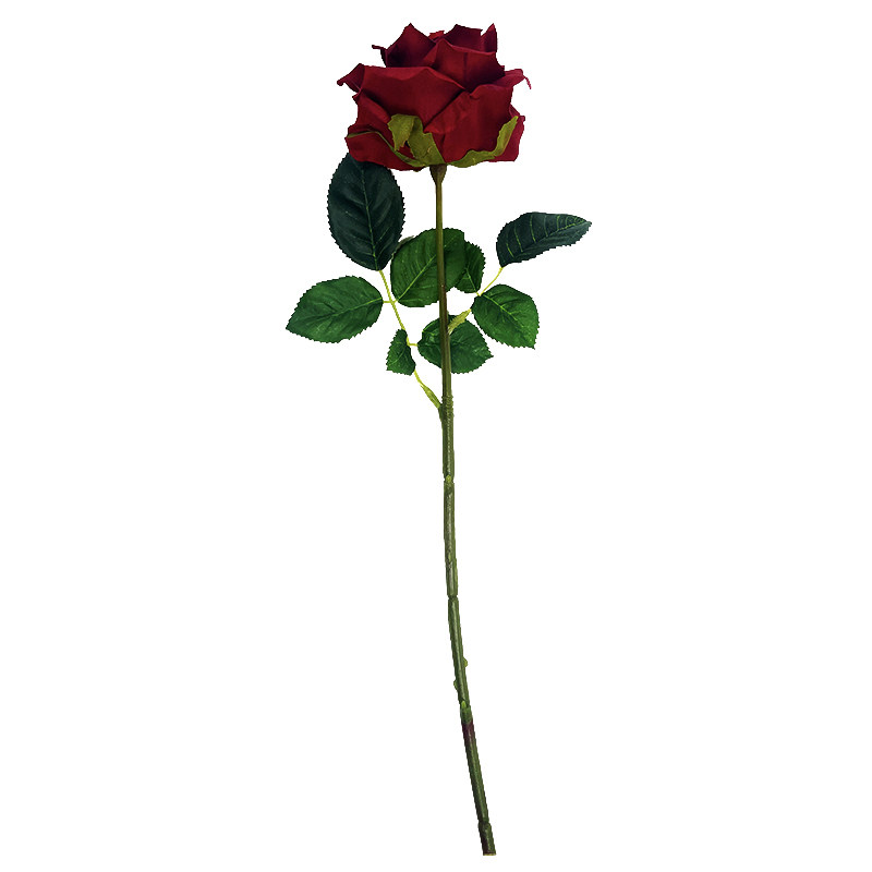 【红宝石】手感保湿红玫瑰仿真花 永生花高端假花客厅装饰