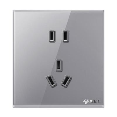 公牛开关插座86型暗装玻璃面板