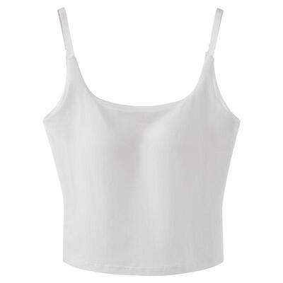 大码吊带背心女夏季带胸垫显瘦内搭外穿微胖mm美背内衣上衣200斤