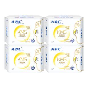 【百补】ABC官方旗舰店正品KMS纤薄透气日用卫生巾姨妈巾×7包