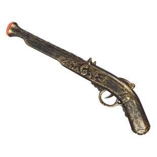 男孩玩具仿真塑料刀枪cos海盗武器装备万圣节表演帽子眼罩钩号角