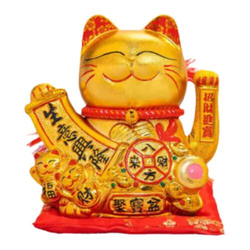 大号招财猫自动摇手家居客厅店铺前台摆件开业礼品发财猫2026新款