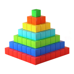 磁性正方体小学生数学启蒙教具六面立体空间几何益智方块模型积木