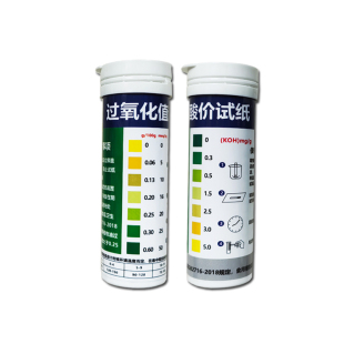 食用油酸价过氧化值快速检测试纸测油品质劣质地沟油酸败测定试剂