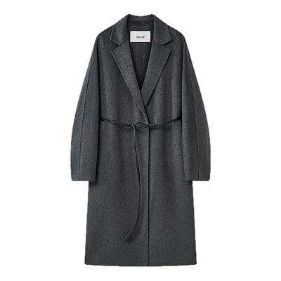 【巴黎时装周同款】Laurel劳芮14mm超细羊绒长款大衣LWL364D01200