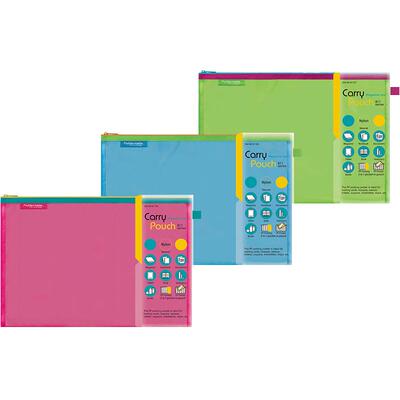 台湾富美高811撞色多彩拉链袋