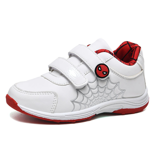 小白鞋蜘蛛侠童鞋儿童运动鞋男童鞋子中小童跑步鞋学生户外休闲鞋