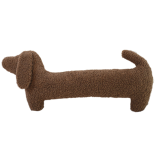 可爱腊肠狗抱枕家居沙发靠枕毛绒玩偶宿舍靠垫床头夹腿睡觉长条枕