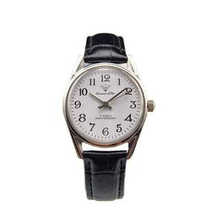 上海钻石牌手表机械表手动上发条老国产正品库存复古17钻男士腕表