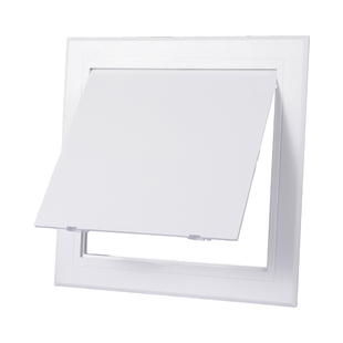 句高 塑料ABS检修口墙体管道维修孔检查装饰盖门铰式管井新风