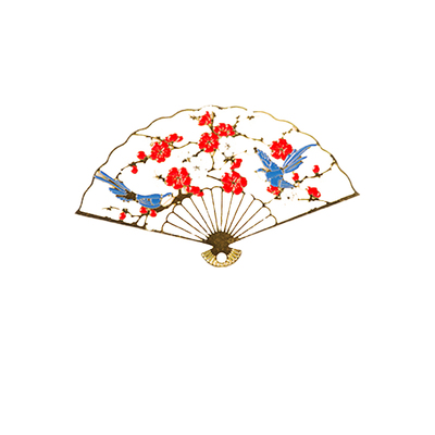 古典喜鹊扇子插件中式订婚甜品台