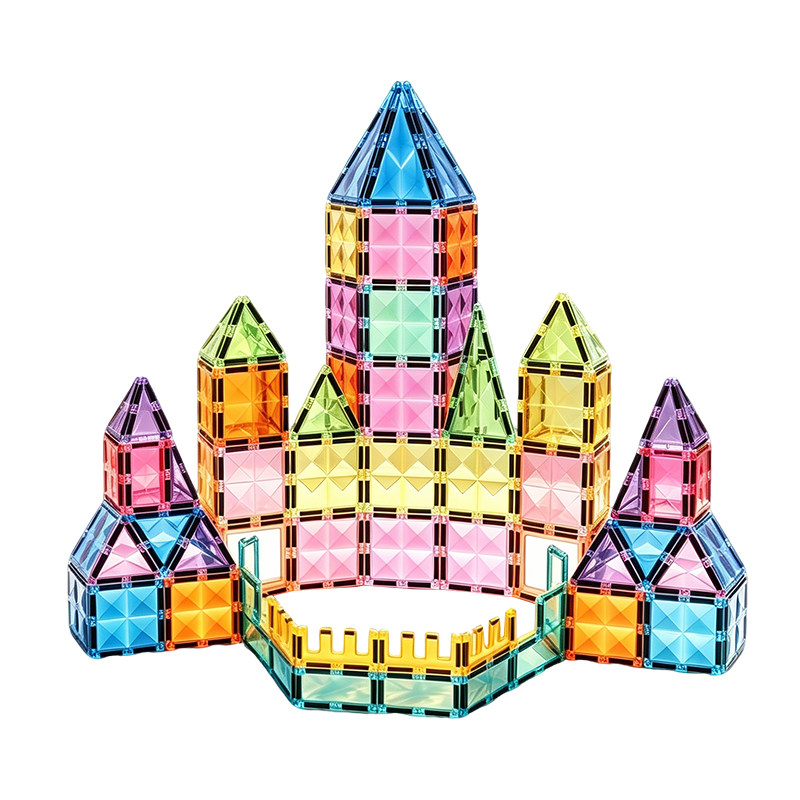 彩窗磁力片积木玩具儿童生日礼物