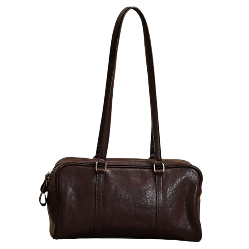 ARJOMORY原创设计头层牛皮托特包女2025早秋新款复古通勤单肩包