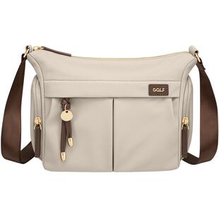 高尔夫新中式大容量女士通勤手机包斜挎包2025新款女包单肩帆布包