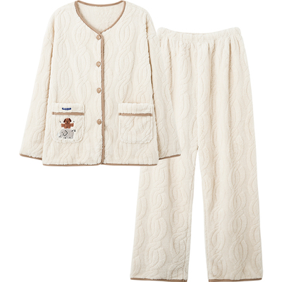 SLEEPTIGHT睡衣情侣装一男一女冬