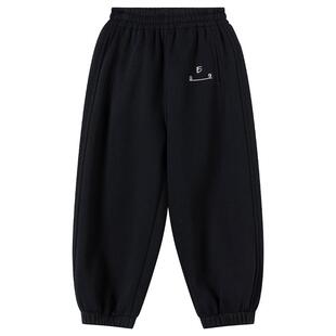 小象汉姆童装男童加绒运动裤儿童冬装保暖长裤2026新款男孩校服裤