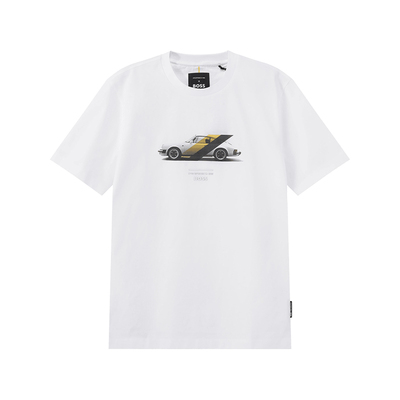 HugoBoss联名棉质圆领短袖T恤