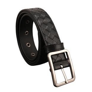 GA&BV男士皮带男款正品官方旗舰店真皮编织腰带2025新款裤腰带男