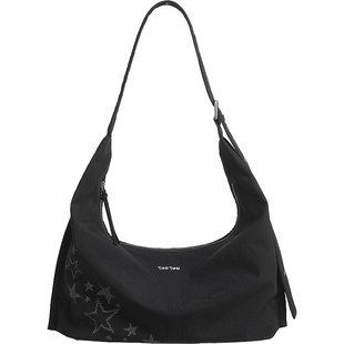 TOUTOU2026新款星星腋下托特包大容量通勤日常轻便单肩斜挎包女款