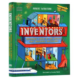 DK儿童图解百科 发明家 英文原版 Inventors 世界上天才的发明背后的精彩故事 儿童科普百科书籍精装全彩插图 发明家名人科普
