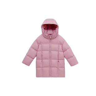 女童羽绒服长款过膝2025冬装新款中大儿童加厚保暖外套90绒抗寒服