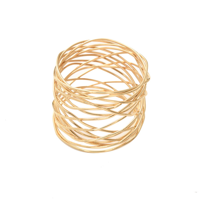 餐巾环金属手工编织婚庆摆件