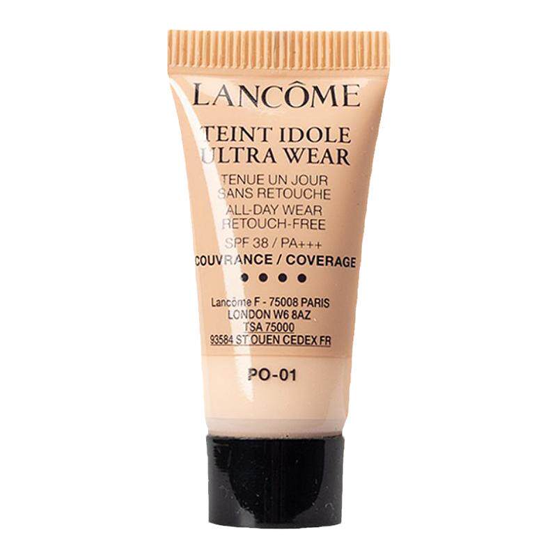 Lancome兰蔻持妆轻透粉底液PO-01法国旅行装5ml装官方旗舰店正品