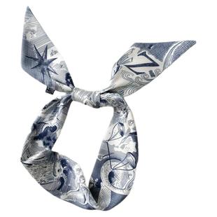 推荐！~~26个字母丝巾发带 超美显气质韩国装饰领巾绑包包飘带女