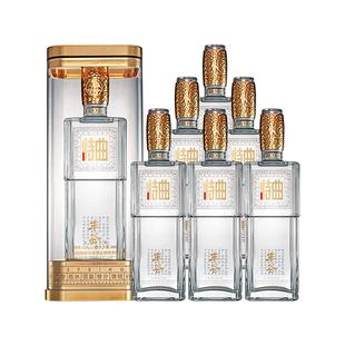丰谷透明特曲酒52度500ml*6瓶礼盒装浓香型纯粮食白酒整箱送礼
