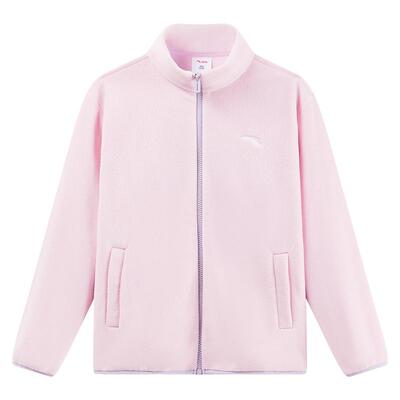 安踏儿童男童针织摇粒绒外套