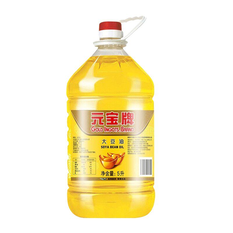 元宝大豆油转基因一级食用油5L桶