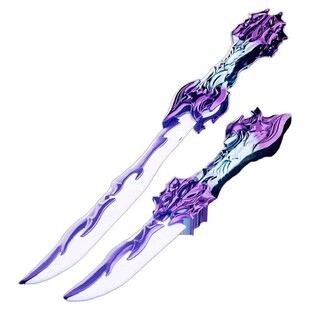 雷腾折叠刃伸缩发光剑玩具七彩灯光双头伸缩炫酷儿童男孩生日礼物