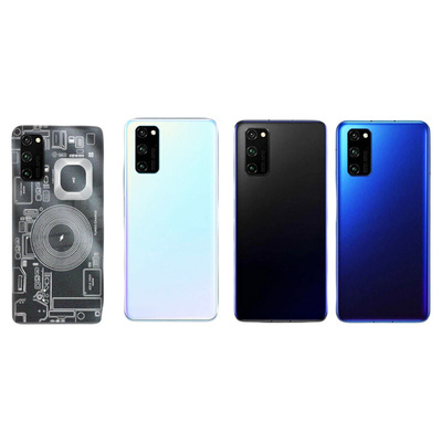 适用于荣耀V30后盖玻璃V30Pro手机电池盖v30 pro后屏塑料外壳盖板背屏背盖镜框镜片