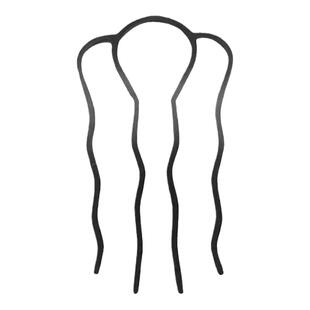 懒人盘发神器丸子头四齿插梳发梳发簪倒插发卡U形发夹造型头饰女