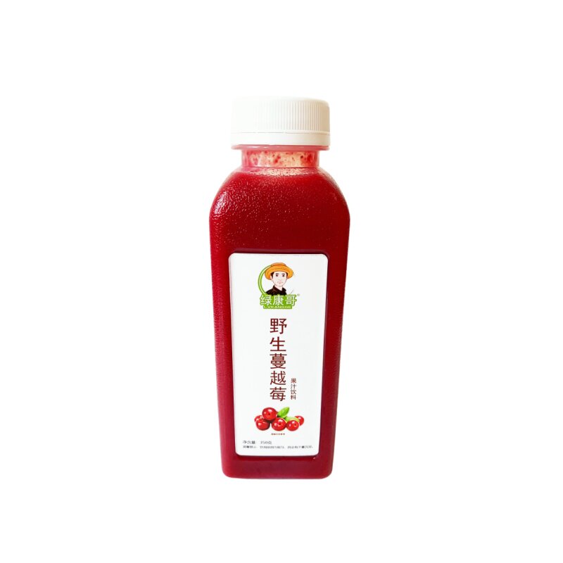 野生蔓越莓原浆汁不加糖原味果汁非NFC鲜果压榨无添加剂品质保真