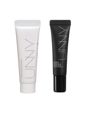 【U先试用】UNNY隔离霜10ml粉底液2.0不易暗沉脱妆防水防汗5g官旗