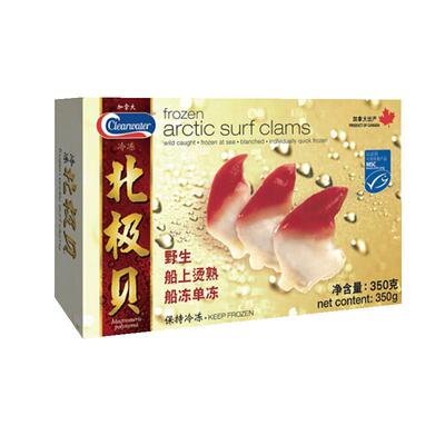 熟冻即食北极贝刺身clearwater