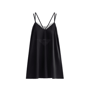 芬腾睡衣女性感吊带睡裙蕾丝情趣内衣胸垫套装诱惑调情家居服短裙