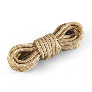 马丁靴鞋带圆形棕色女款百搭休闲鞋工装靴防松脱加粗鞋带绳黑色男