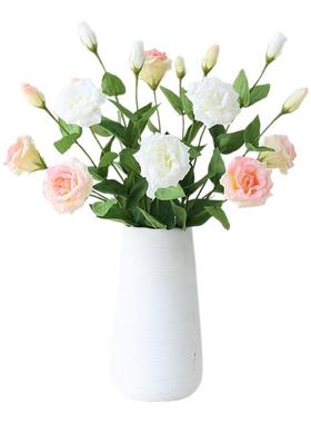 高端手感保湿绢布洋桔梗仿真花艺