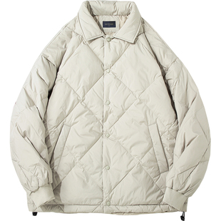 【年终特价】面包服翻领短款轻薄羽绒服零压男夹克外套冬季保暖