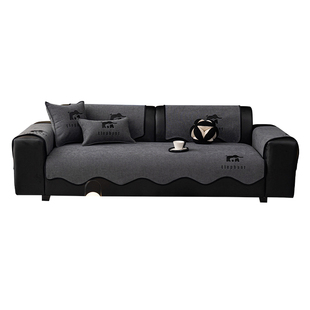 四季通用简约现代沙发垫固定防滑皮沙发专用垫2026新款防猫抓坐垫