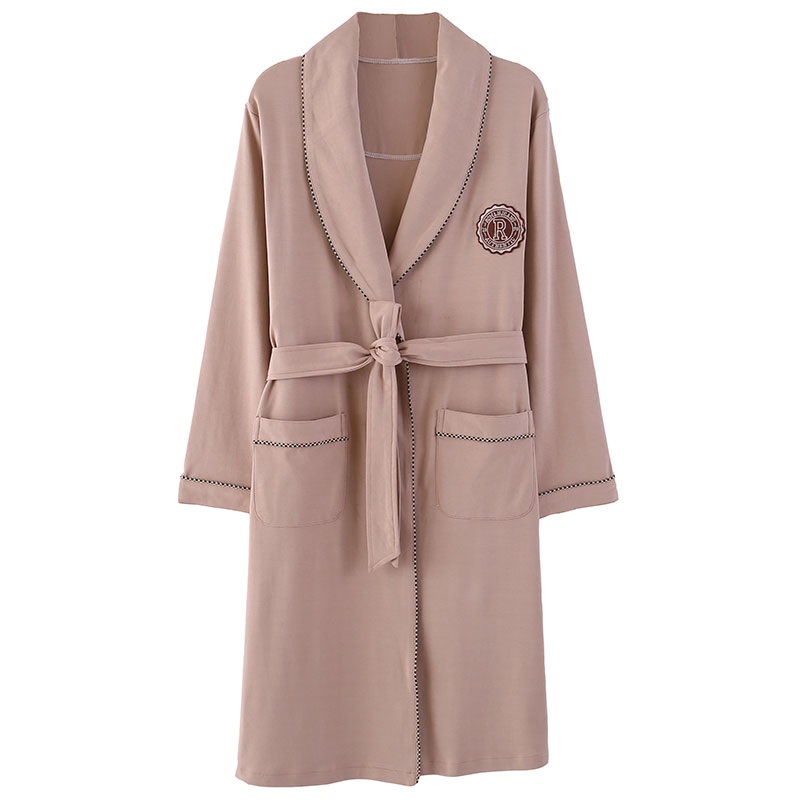 5XL睡衣男女情侣睡袍春夏薄款性感可爱浴袍舒适透气吸水大码外套