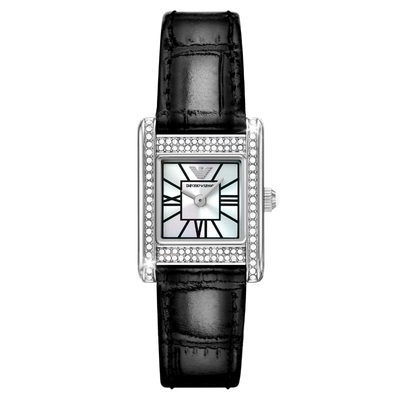 【秋季流行】Armani阿玛尼手表满天星小方表复古优雅女表AR11660