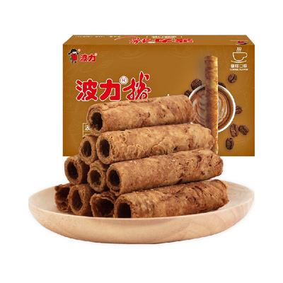 波力咖啡味零食礼盒装蛋卷144g